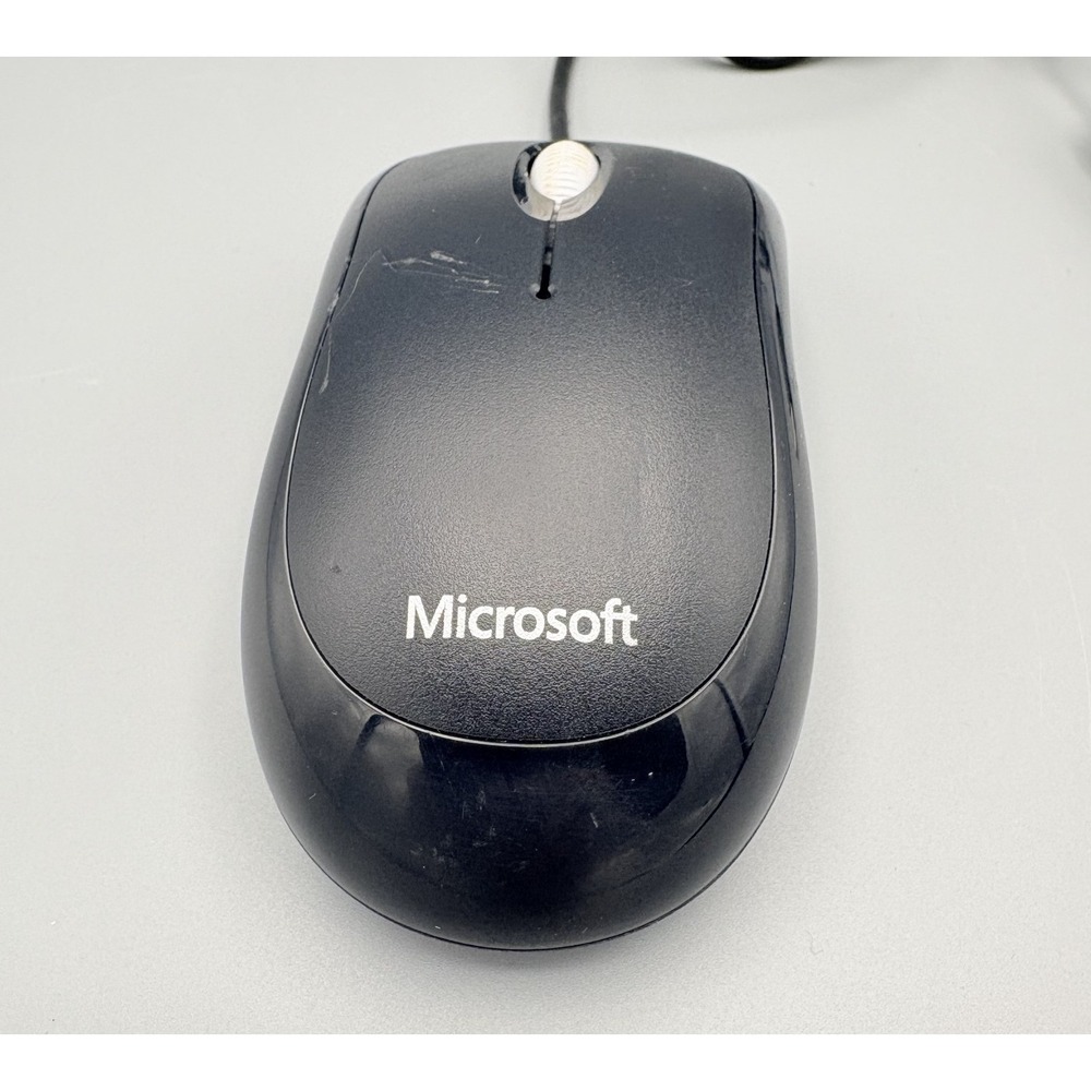 OEM Microsoft Basic Optical Black‎ Mouse V2.0 USB Model: 1113 Works